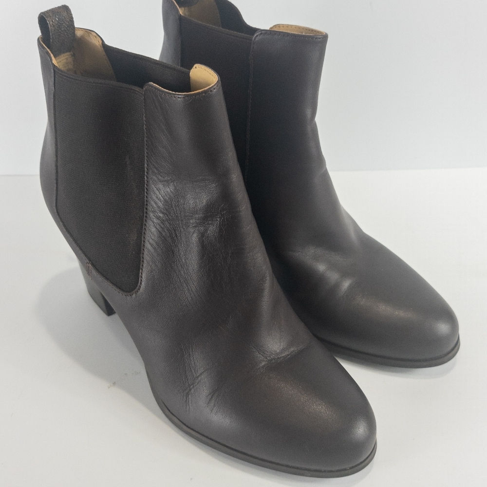 Michael Kors Lottie Booties Chocolate -10 - Picture 2 of 4